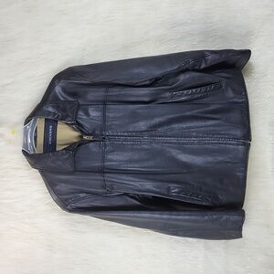 Dockers Full Zip Leather Jacket